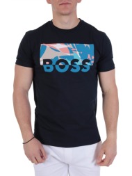 boss casual t-shirt thinking 3 μπλε
