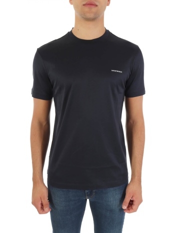 emporio armani t-shirt logo μπλε σε προσφορά