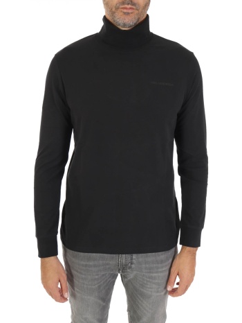 karl lagerfeld t-shirt rollneck logo μαυρο σε προσφορά