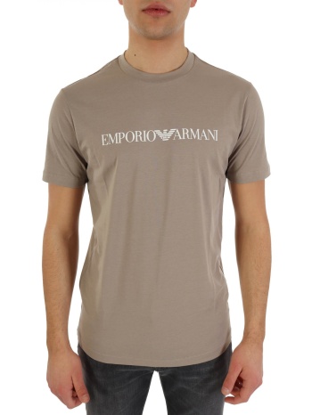 emporio armani t-shirt logo μπεζ σε προσφορά