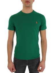 ralph lauren t-shirt custom slim fit πρασινο