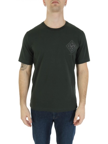 trussardi jeans t-shirt mosaic badge print πρασινο σε προσφορά