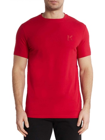 karl lagerfeld t-shirt logo kokkino σε προσφορά