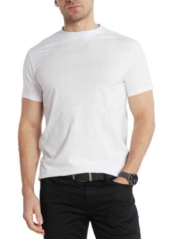 karl lagerfeld t-shirt all over logo λευκο σε προσφορά