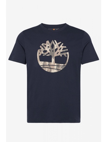 timberland t-shirt camo tree regular fit μπλε σε προσφορά