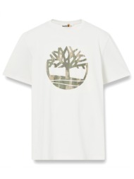 timberland t-shirt camo tree regular fit εκρου