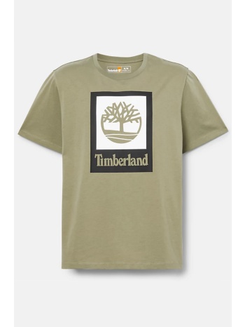 timberland t-shirt colored authentic fit χακι