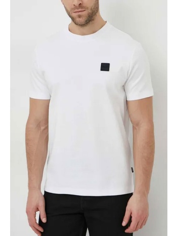 boss t-shirt tiburt 278 mercerised λευκο