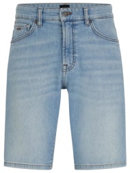 boss casual βερμουδα jeans re.maine-shorts bc γαλαζιο