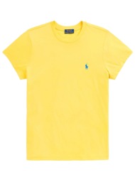 ralph lauren t-shirt λαιμοκοψη logo κιτρινο