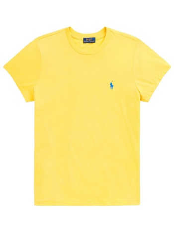ralph lauren t-shirt λαιμοκοψη logo κιτρινο
