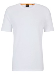 boss casual t-shirt tales λευκο