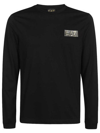 armani 7 t-shirt logo μαυρο-χρυσο σε προσφορά