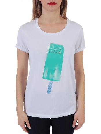 armani 7 t-shirt logo ice cream λευκο σε προσφορά