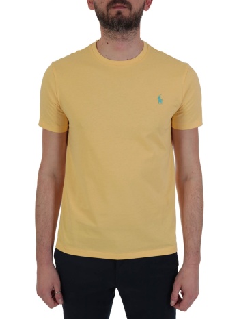ralph lauren t-shirt logo custom slim fit κιτρινο σε προσφορά