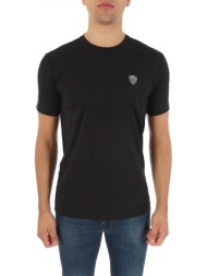 armani 7 t-shirt logo μαυρο
