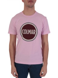 colmar t-shirt frida regular fit big logo ροζ