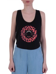 pinko top bambusa canotta σταμπα pinko uniqueness μαυρο