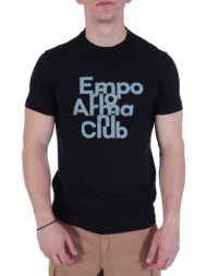 emporio armani t-shirt logo μαυρο