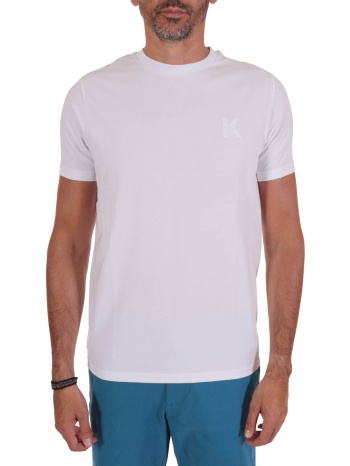 karl lagerfeld t-shirt crew neck logo λευκο σε προσφορά