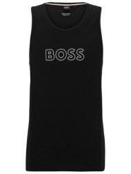 boss bodywear t-shirt regular fit tank τop μαυρο