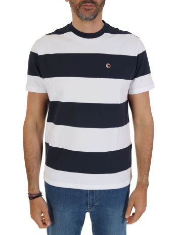 colmar t-shirt ριγε regular fit composition μπλε-λευκο σε προσφορά