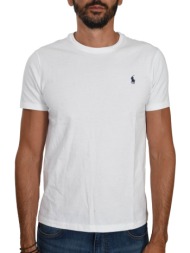ralph lauren t-shirt custom slim fit bsr λευκο