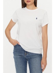 ralph lauren t-shirt λαιμοκοψη logo λευκο