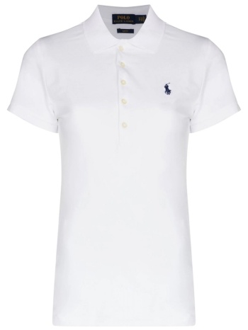 ralph lauren μπλουζα polo logo λευκο