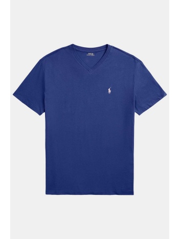ralph lauren t-shirt v-neck logo classic fit ραφ μπλε σε προσφορά