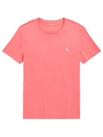 ralph lauren t-shirt logo custom slim fit κοραλι σε προσφορά