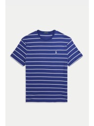 ralph lauren t-shirt ριγε classic fit μπλε-λευκο