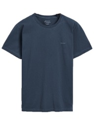 gant t-shirt sunfaded ss μπλε