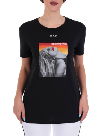 ice play t-shirt round neck logo μαυρο σε προσφορά