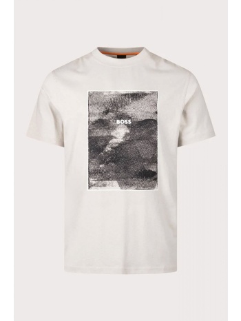 boss casual t-shirt te_kalt μπεζ σε προσφορά