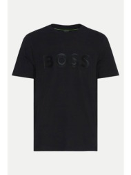 boss athleisure t-shirt tee 1 μαυρο