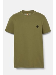 timberland t-shirt crew neck dun-river slim fit λαδι
