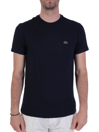 lacoste t-shirt regular fit logo μπλε