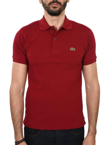 lacoste polo classic fit μπορντω