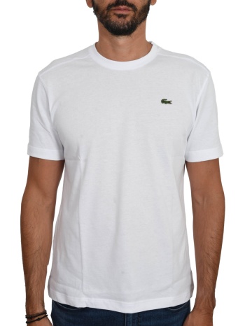 lacoste t-shirt ultra dry λευκο