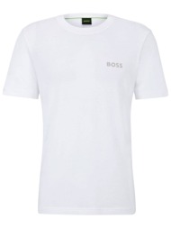 boss athleisure t-shirt tee 12 λευκο