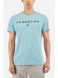 la martina t-shirt regular fit logo βεραμαν