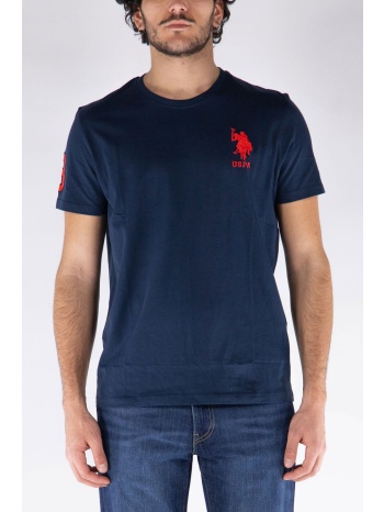 u.s. polo assn t-shirt mick logo μπλε