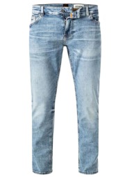 boss casual παντελονι jeans delaware bc-c slim fit σιελ