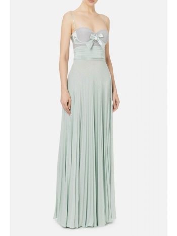 elisabeta franchi φορεμα maxi πλισσε αποσπωμενο μπουστο σε προσφορά