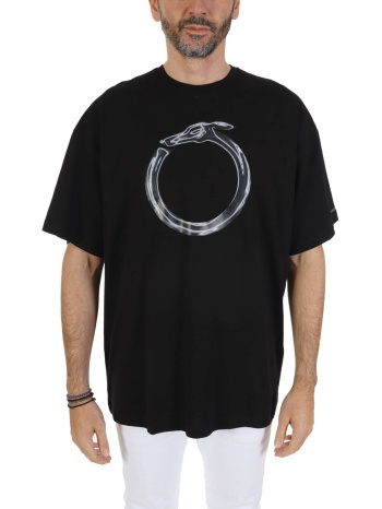 trussardi jeans t-shirt greyhound heatmap logo μαυρο σε προσφορά