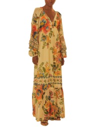 farm rio φορεμα maxi floral πολυχρωμο