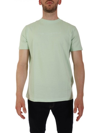 karl ladergeld t-shirt crew neck logo φυστικι σε προσφορά