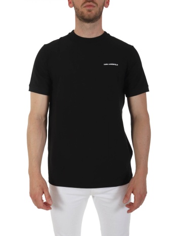 karl lagerfeld t-shirt crew neck logo μαυρο σε προσφορά