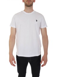 u.s. polo assn t-shirt mick logo λευκο